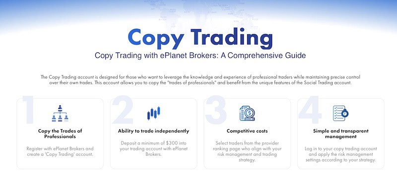 ePlanet Brokers Offers Copy Trading Account with Up to $500 in Benefits for Traders